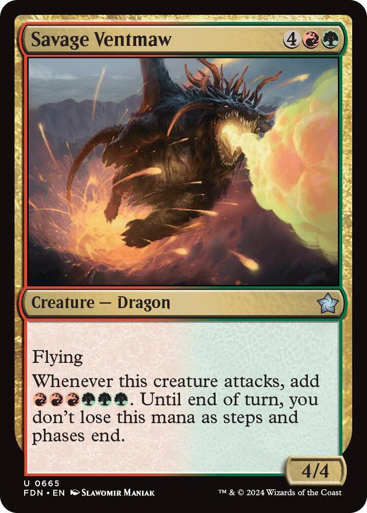 Savage Ventmaw, Foundations 665