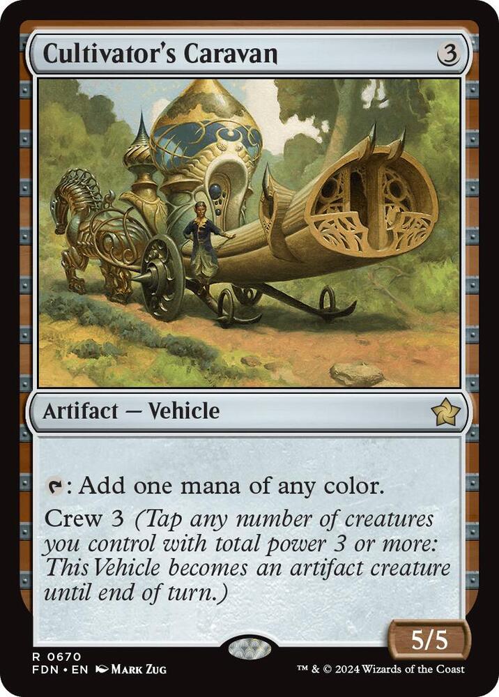 Cultivator's Caravan, Foundations 670