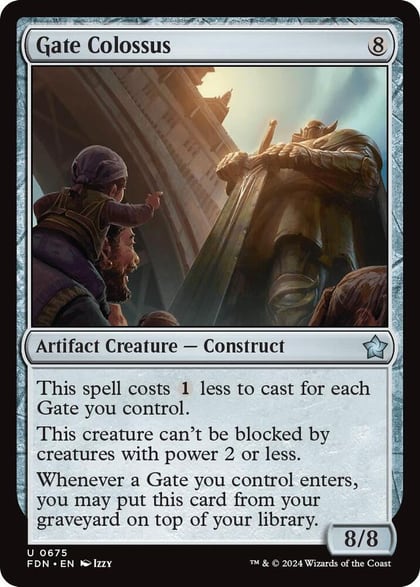 Gate Colossus, Foundations 675