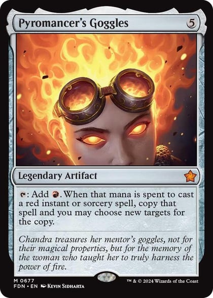 Pyromancer's Goggles, Foundations 677