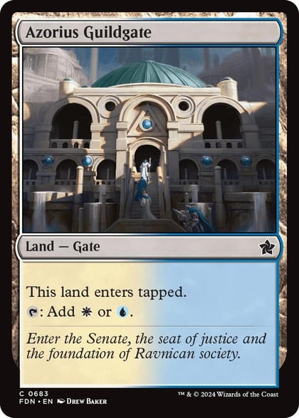 Azorius Guildgate, Foundations 683