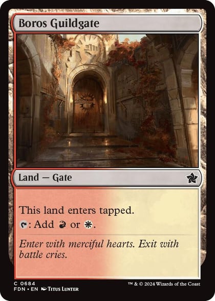 Boros Guildgate, Foundations 684