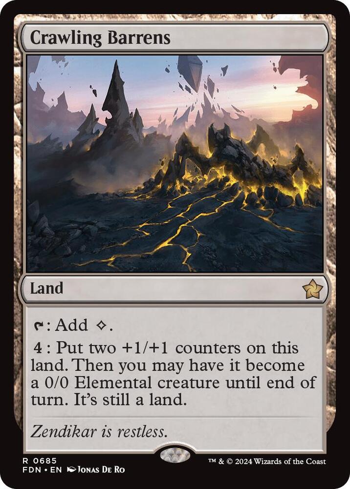 Crawling Barrens, Foundations 685