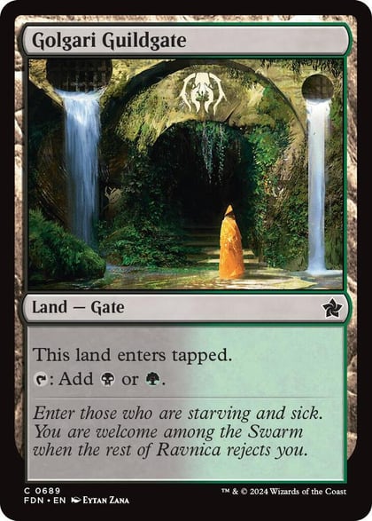Golgari Guildgate, Foundations 689