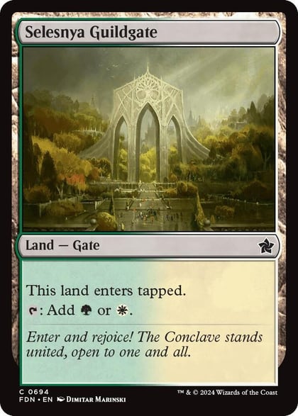 Selesnya Guildgate, Foundations 694