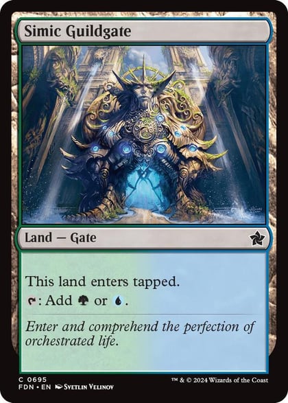 Simic Guildgate, Foundations 695