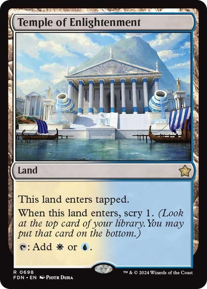 Temple of Enlightenment, Foundations 698