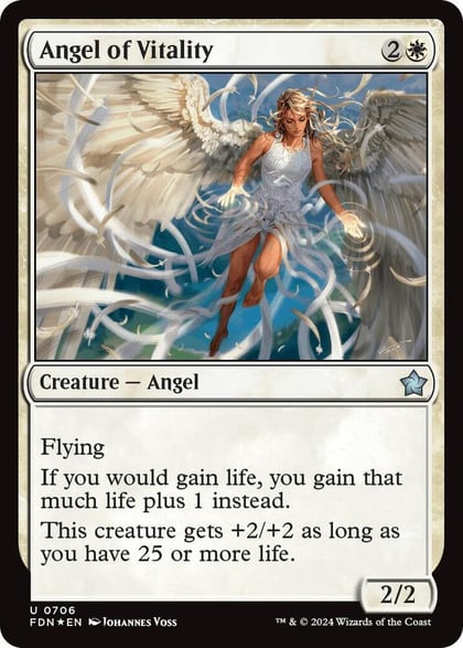 Angel of Vitality, Foundations 706