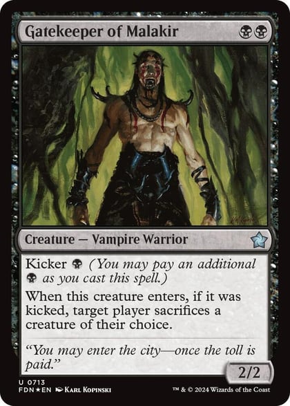 Gatekeeper of Malakir (0713), Foundations 713