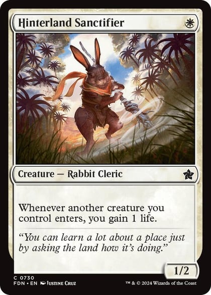 Hinterland Sanctifier, Foundations 730