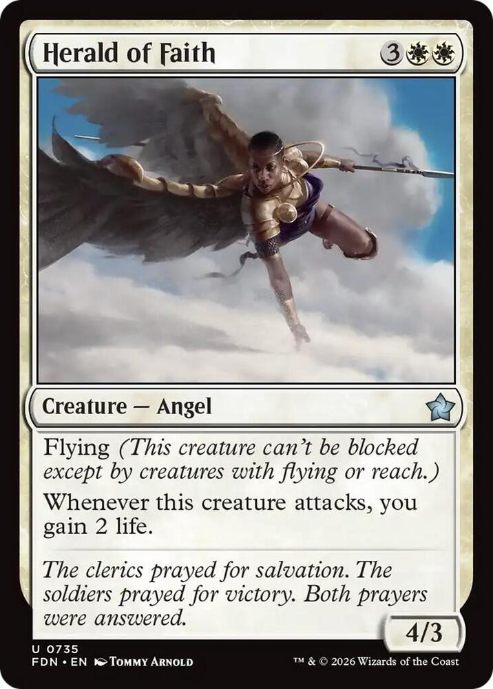 Herald of Faith (0735), Foundations 735