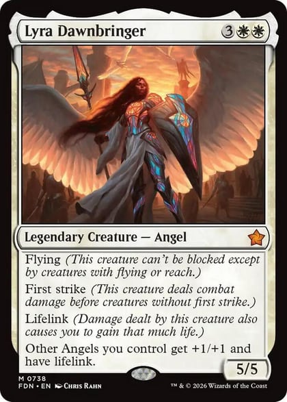 Lyra Dawnbringer (0738), Foundations 738