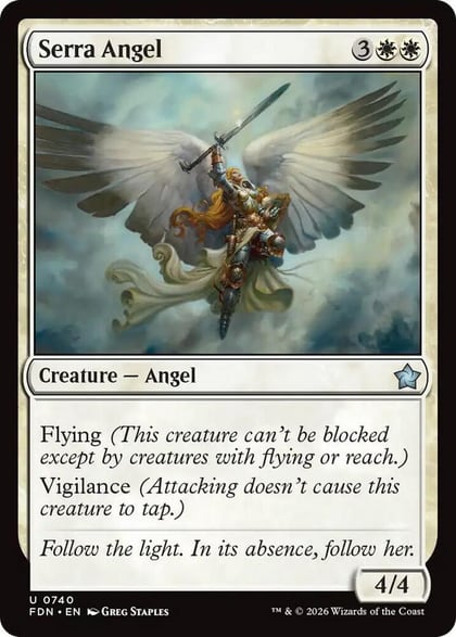 Serra Angel (0740), Foundations 740