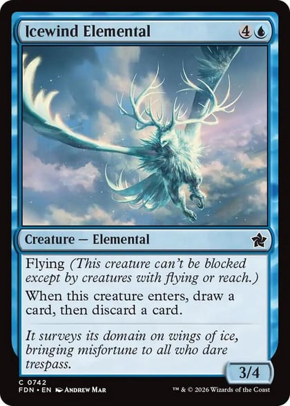 Icewind Elemental (0742), Foundations 742