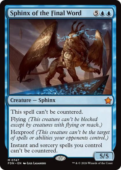 Sphinx of the Final Word (0747), Foundations 747