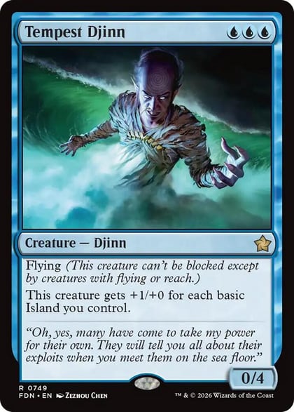 Tempest Djinn (0749), Foundations 749