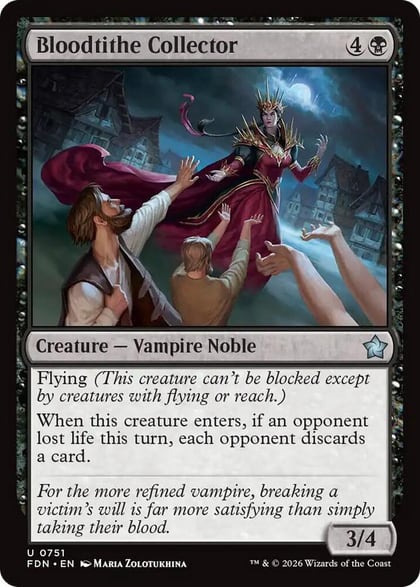 Bloodtithe Collector (0751), Foundations 751