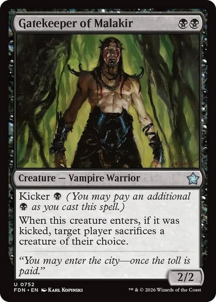 Gatekeeper of Malakir (0752), Foundations 752