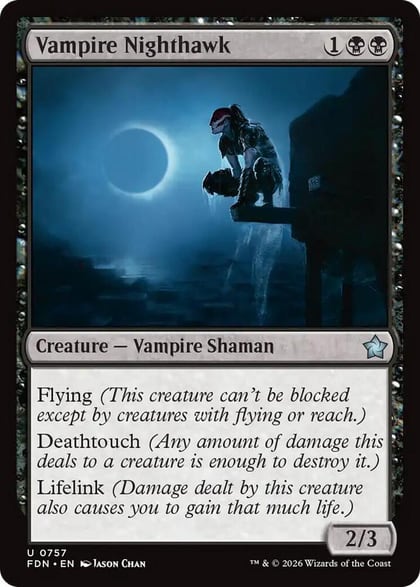 Vampire Nighthawk (0757), Foundations 757