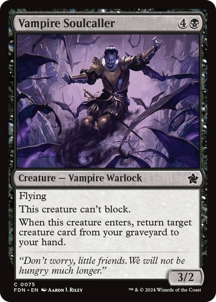 Vampire Soulcaller (0075), Foundations 75