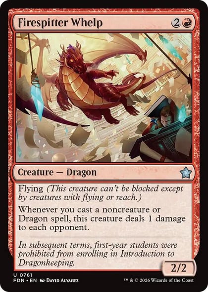 Firespitter Whelp (0761), Foundations 761