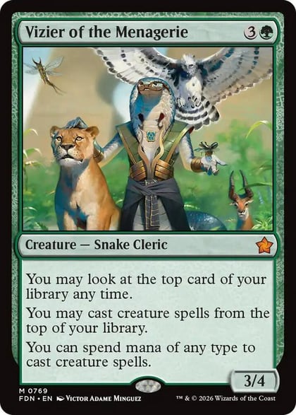 Vizier of the Menagerie (0769), Foundations 769