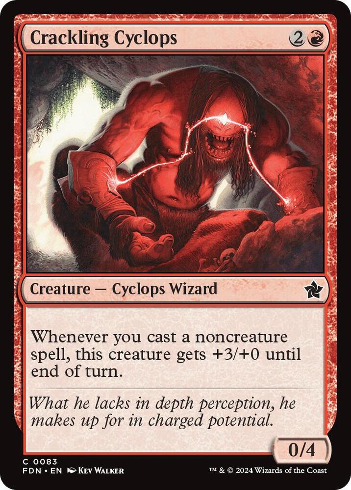 Crackling Cyclops, Foundations 83