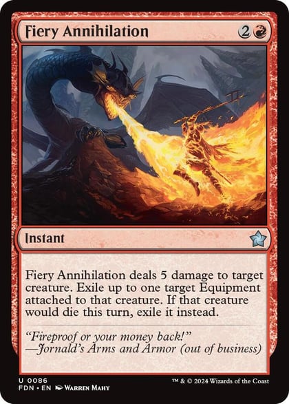 Fiery Annihilation, Foundations 86