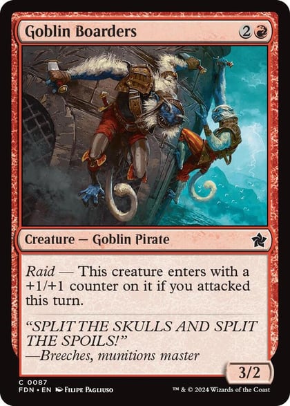Goblin Boarders, Foundations 87