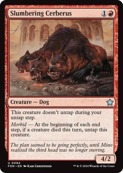 Slumbering Cerberus, Foundations 94