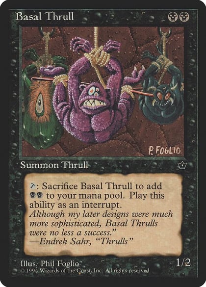 Basal Thrull (P. Foglio), Fallen Empires #18184