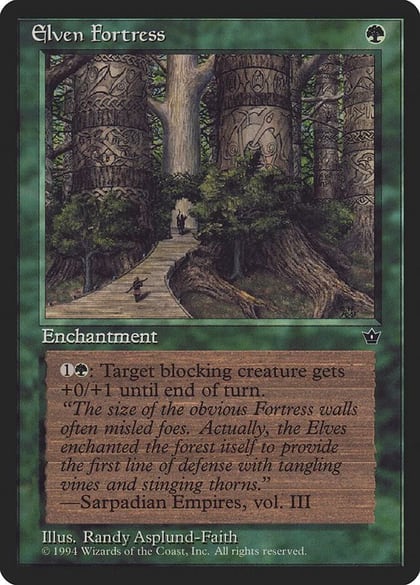 Elven Fortress (Asplund-Faith), Fallen Empires #18195