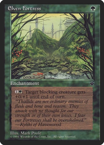 Elven Fortress (Poole), Fallen Empires #18196