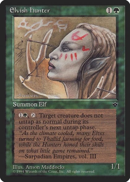 Elvish Hunter (Maddocks), Fallen Empires #18198