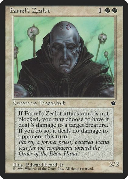 Farrel's Zealot (Beard, Jr.), Fallen Empires #18203