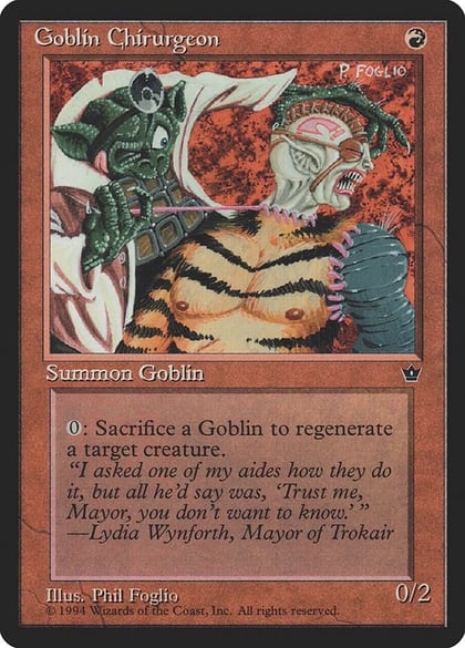 Goblin Chirurgeon (Foglio), Fallen Empires #18204