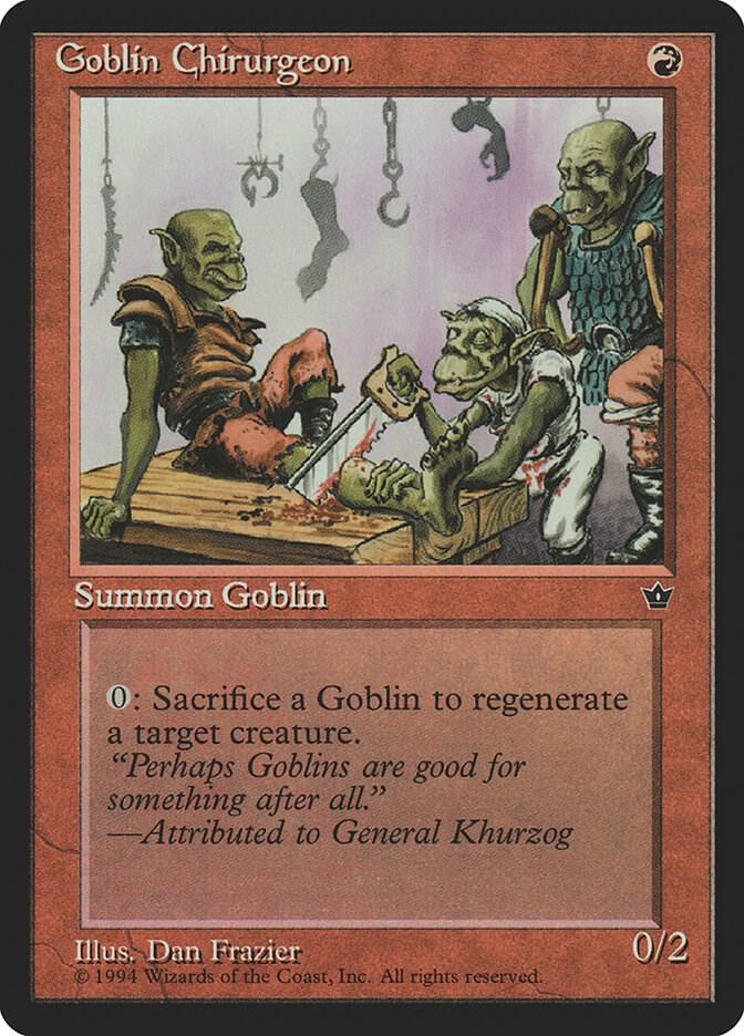 Goblin Chirurgeon (Frazier), Fallen Empires #18205
