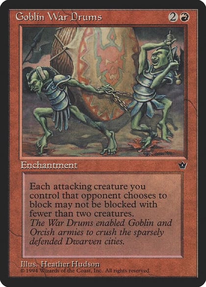 Goblin War Drums (Hudson), Fallen Empires #18209