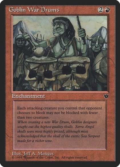 Goblin War Drums (Menges), Fallen Empires #18210