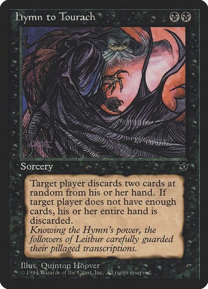 Hymn to Tourach (Hoover), Fallen Empires #18218