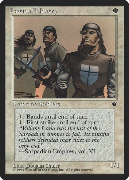 Icatian Infantry (Shuler), Fallen Empires #18222