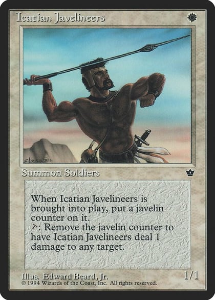Icatian Javelineers (Beard, Jr.), Fallen Empires #18224