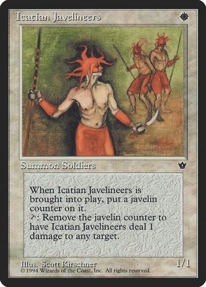 Icatian Javelineers (Kirschner), Fallen Empires #18225