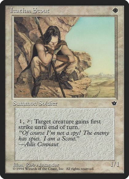 Icatian Scout (Alexander), Fallen Empires #18229