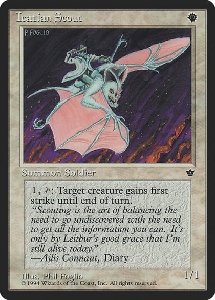 Icatian Scout (Foglio), Fallen Empires #18230