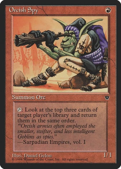 Orcish Spy (Gelon), Fallen Empires #18242