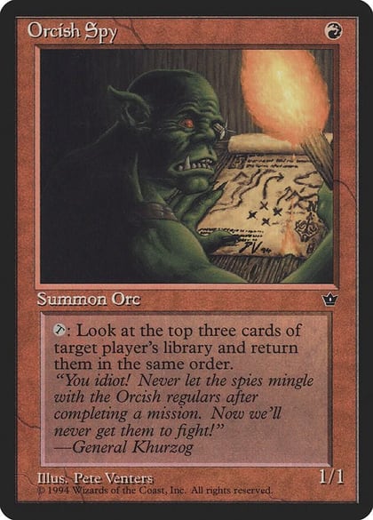 Orcish Spy (Venters), Fallen Empires #18243