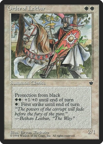Order of Leitbur (Wackwitz) (Facing Left), Fallen Empires #18247