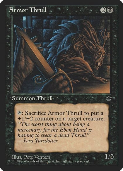 Armor Thrull (Venters), Fallen Empires #3597