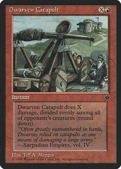 Dwarven Catapult, Fallen Empires #3623